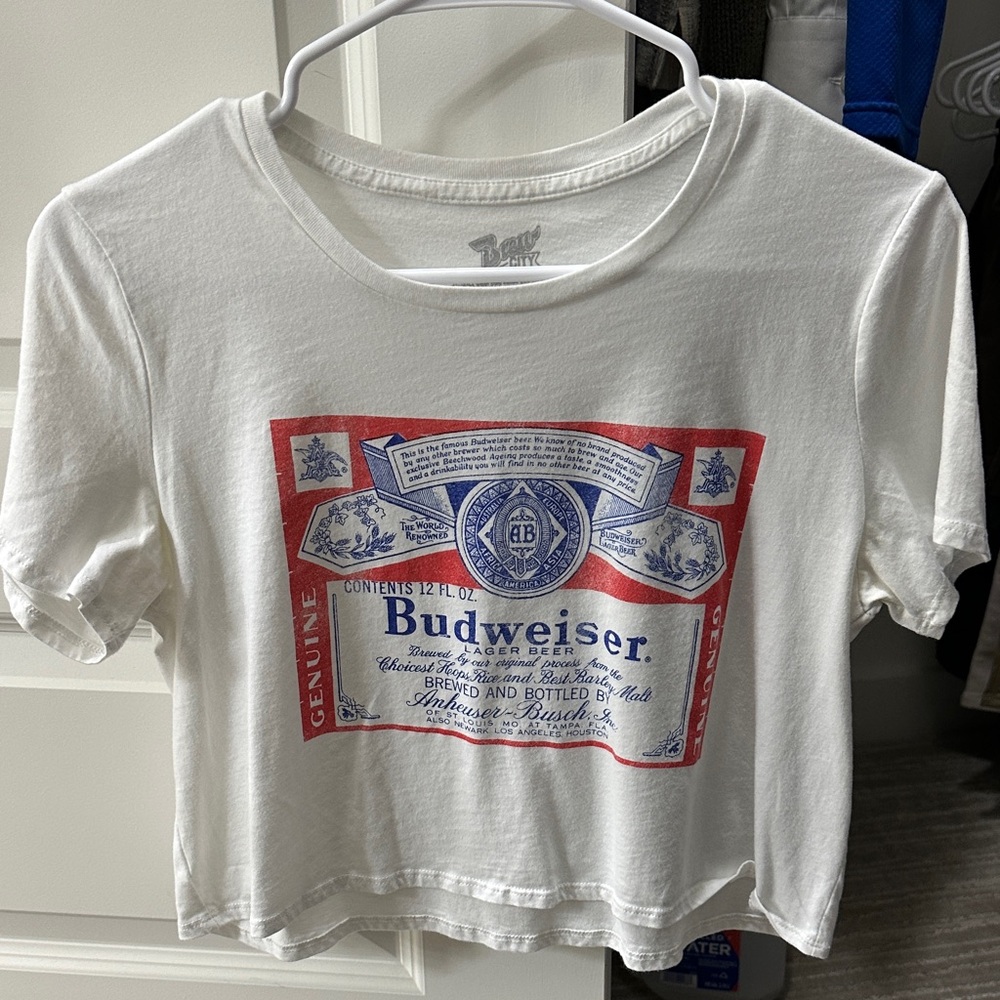 Budweiser Crop Top